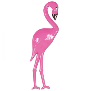 Plastic Flamingo Wall Decoration