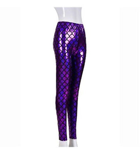 Purple Mermaid Leggings