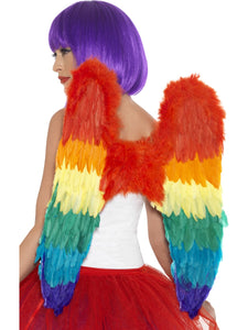 Rainbow Feather Wings