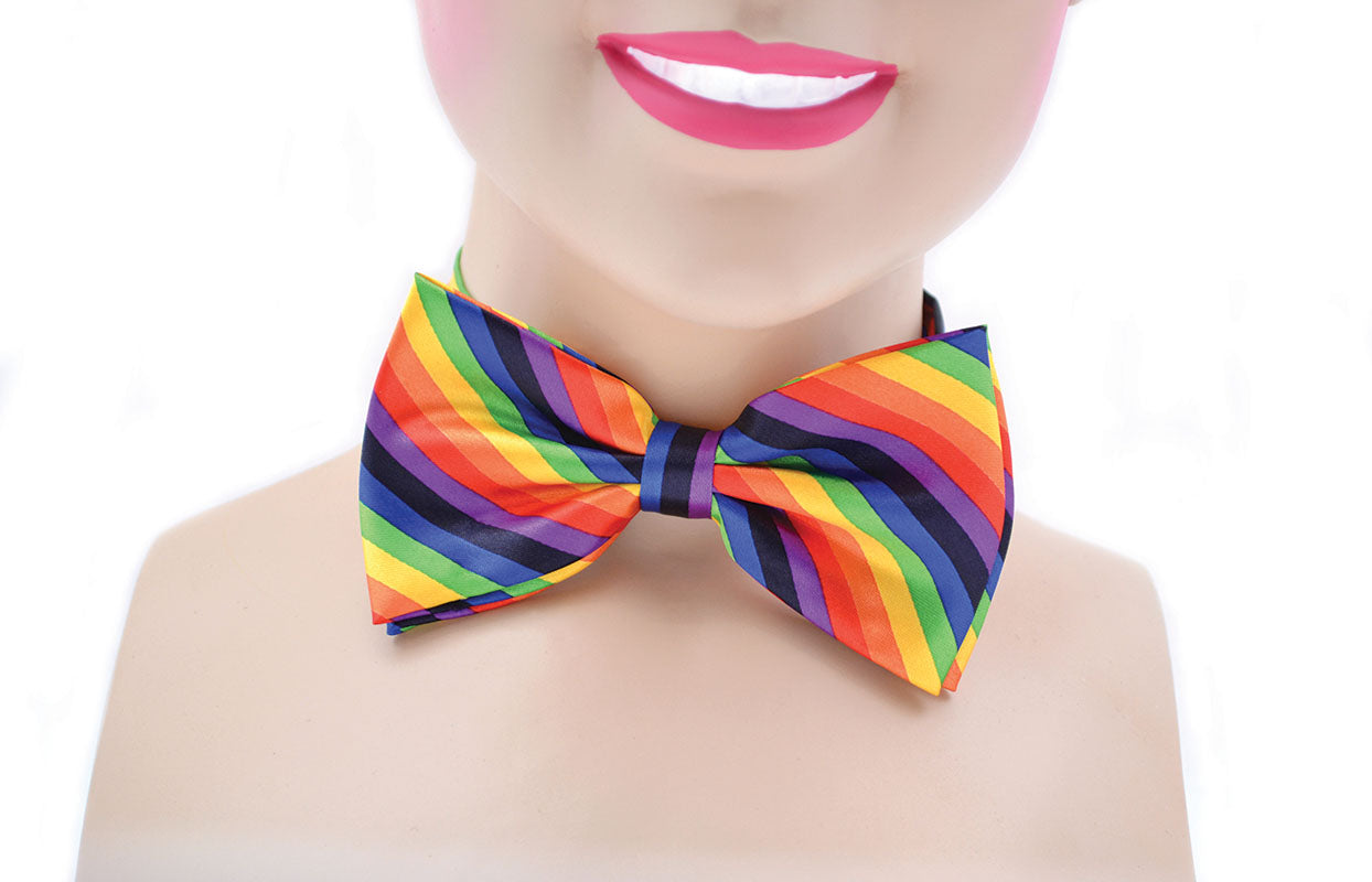 Rainbow Clown Bow Tie