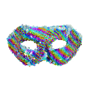 Rainbow Sequin Eye Mask
