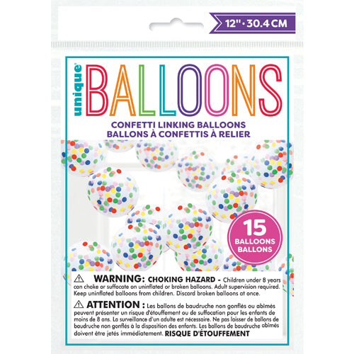 Rainbow Confetti DIY Balloon Garland Arch Kit
