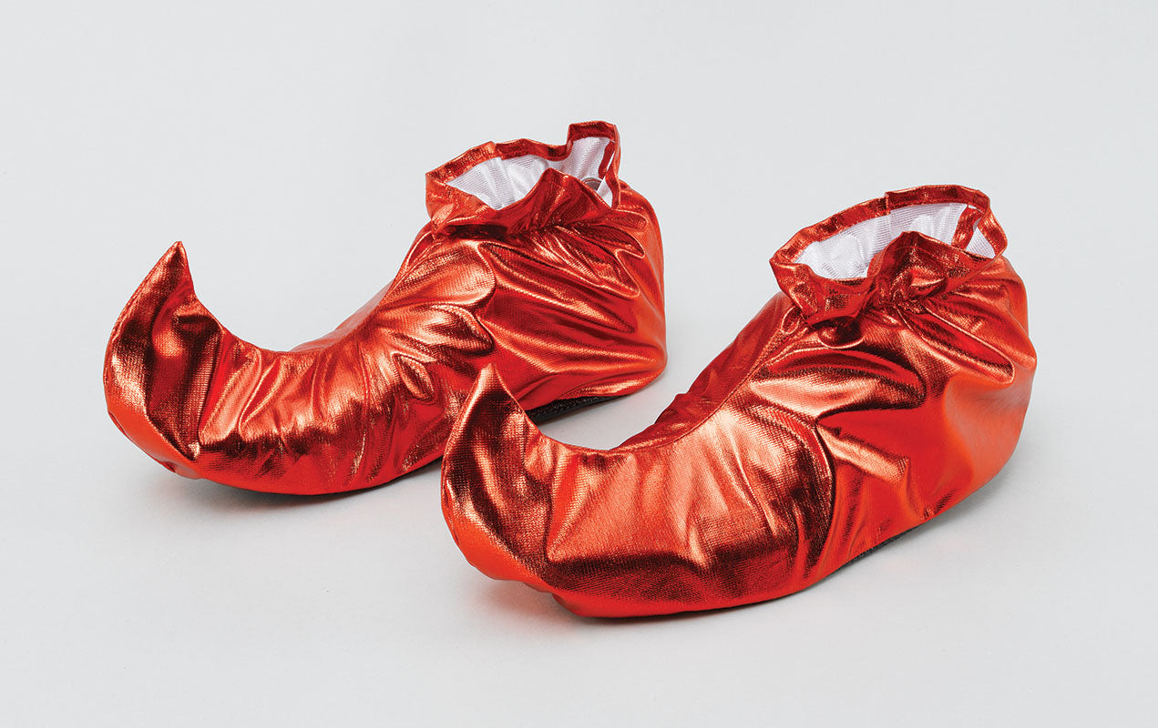 Red Jester or Elf Shoe Covers