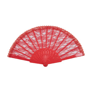 Red Lace Fan