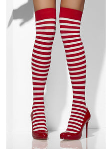Red & White Striped Stockings