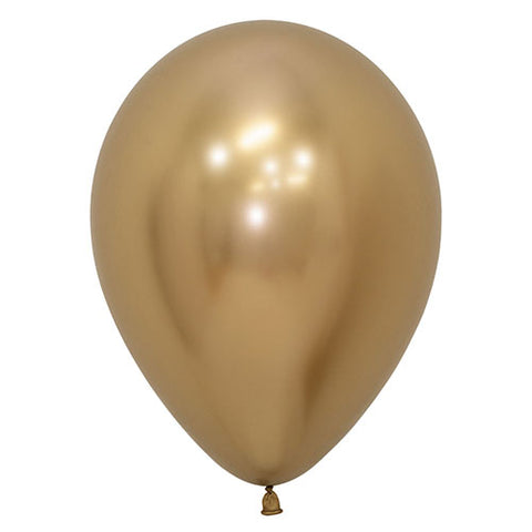 Reflex Gold Latex Balloons