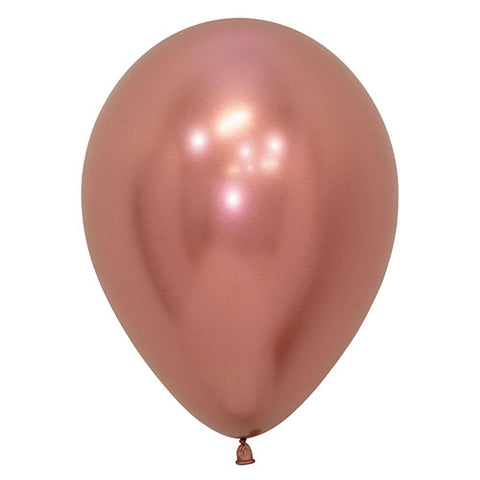 Reflex Rose Gold Latex Balloons