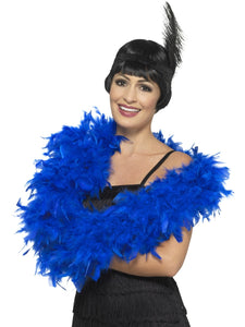 Royal Blue Feather Boa