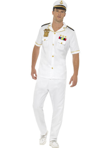Short-Sleeved Captain Costume