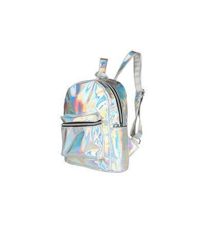 Silver Holographic Backpack