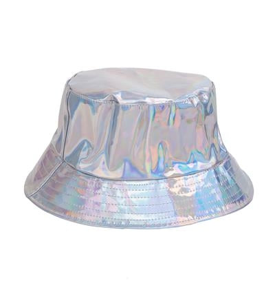 Silver Holographic Sun Hat