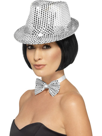Silver Sequin Trilby