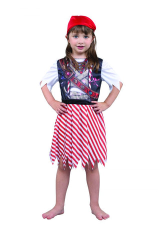 Sublimation Print Pirate Girl Costume