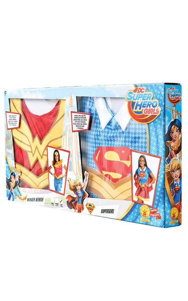 DC Girls Deluxe Wonder Woman & Supergirl Twin Pack