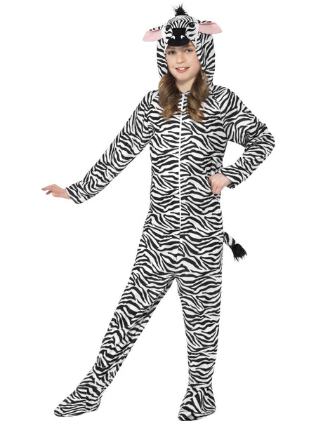 Unisex Childs Zebra Costume