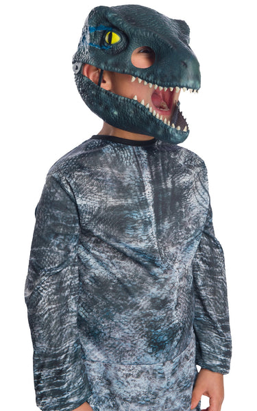 Blue Velociraptor Mask