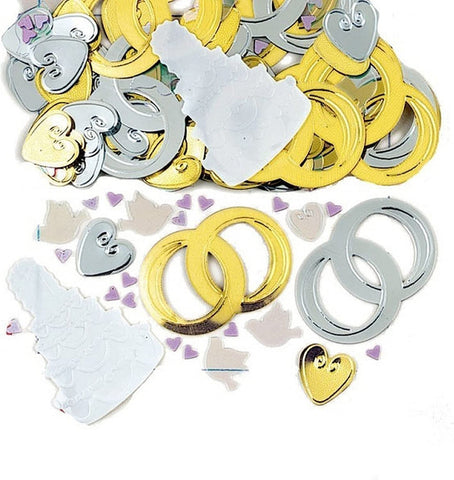 Wedding Rings Table Confetti