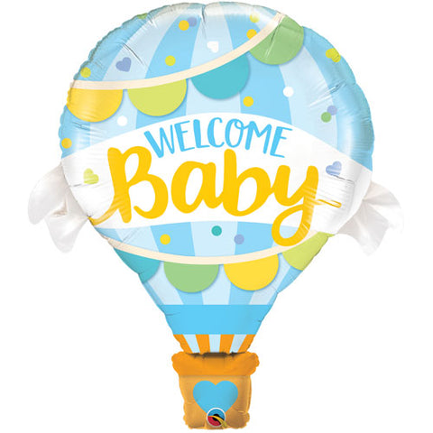 42 inch Welcome Baby Hot Air Balloon Supershape