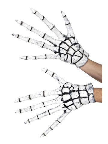 Latex Skeleton Gloves