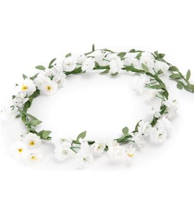 White Flower Garland