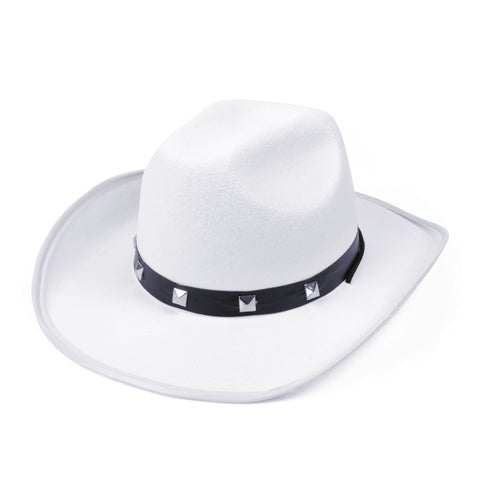 White Studded Cowboy Hat