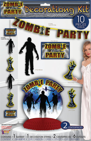 Zombie Party Decor Kit 10pc